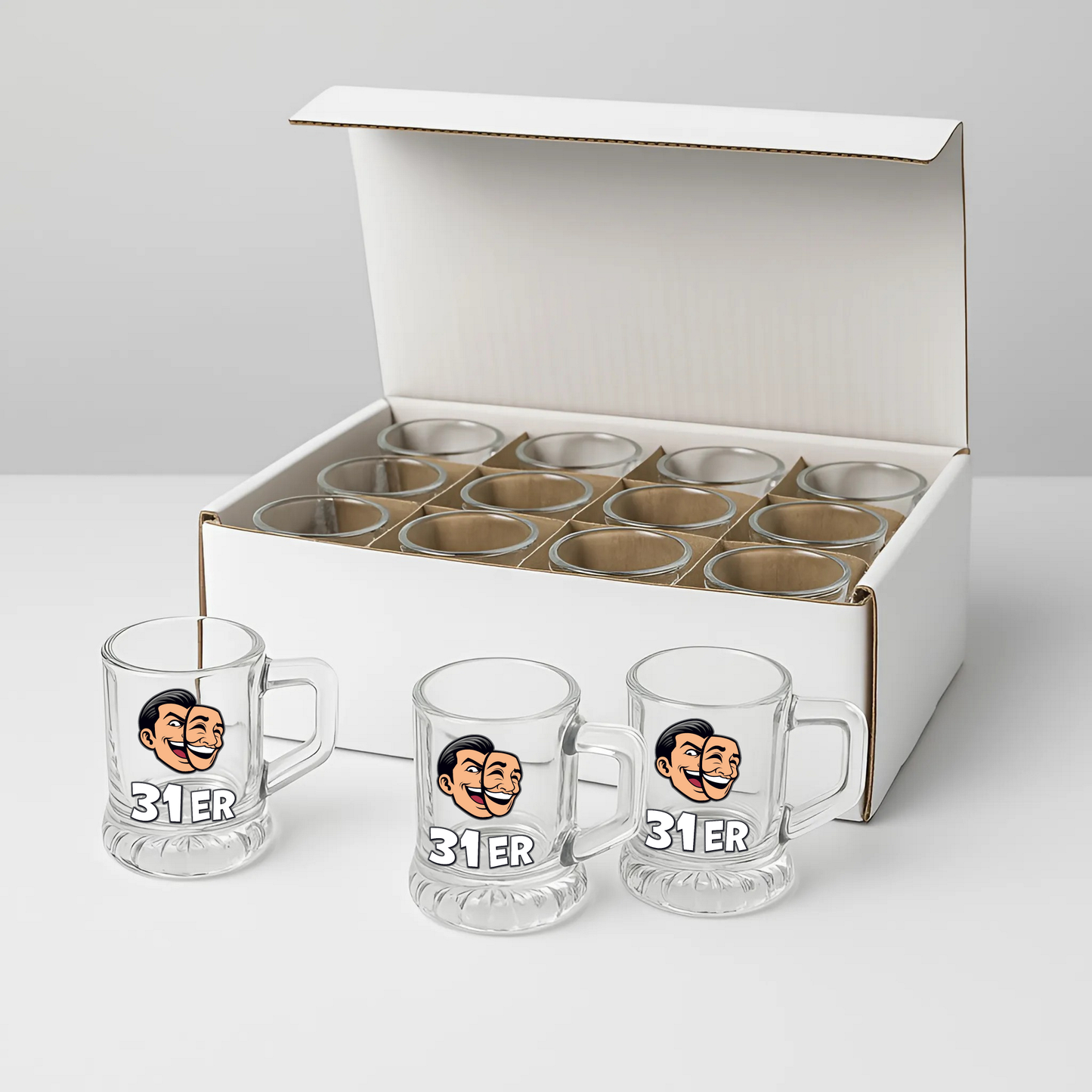 31er - Schnapsgläser (12er Set)