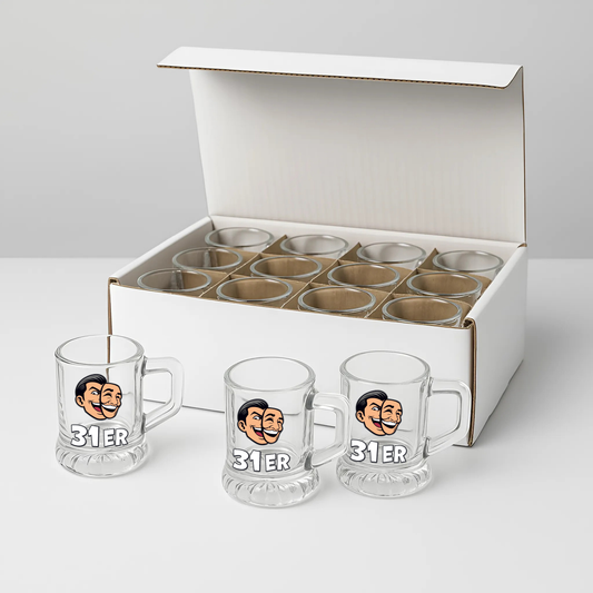 31er - Schnapsgläser (12er Set)