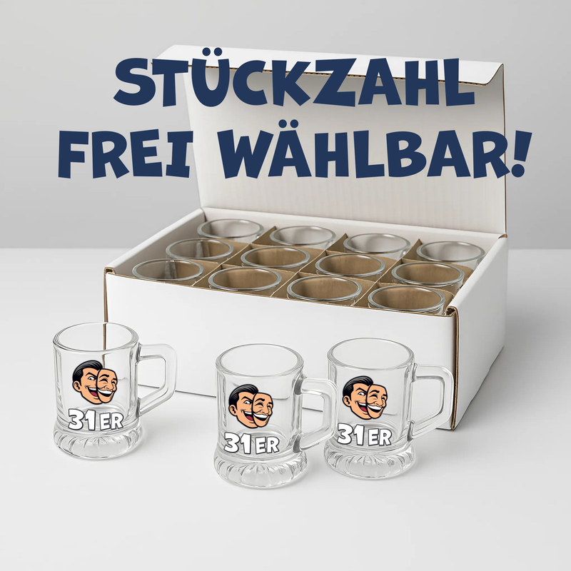 31er - Schnapsgläser